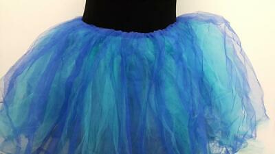 Pre-Owned Costume Curtain Call Small Adult Blue Tutu Ballet Sequin