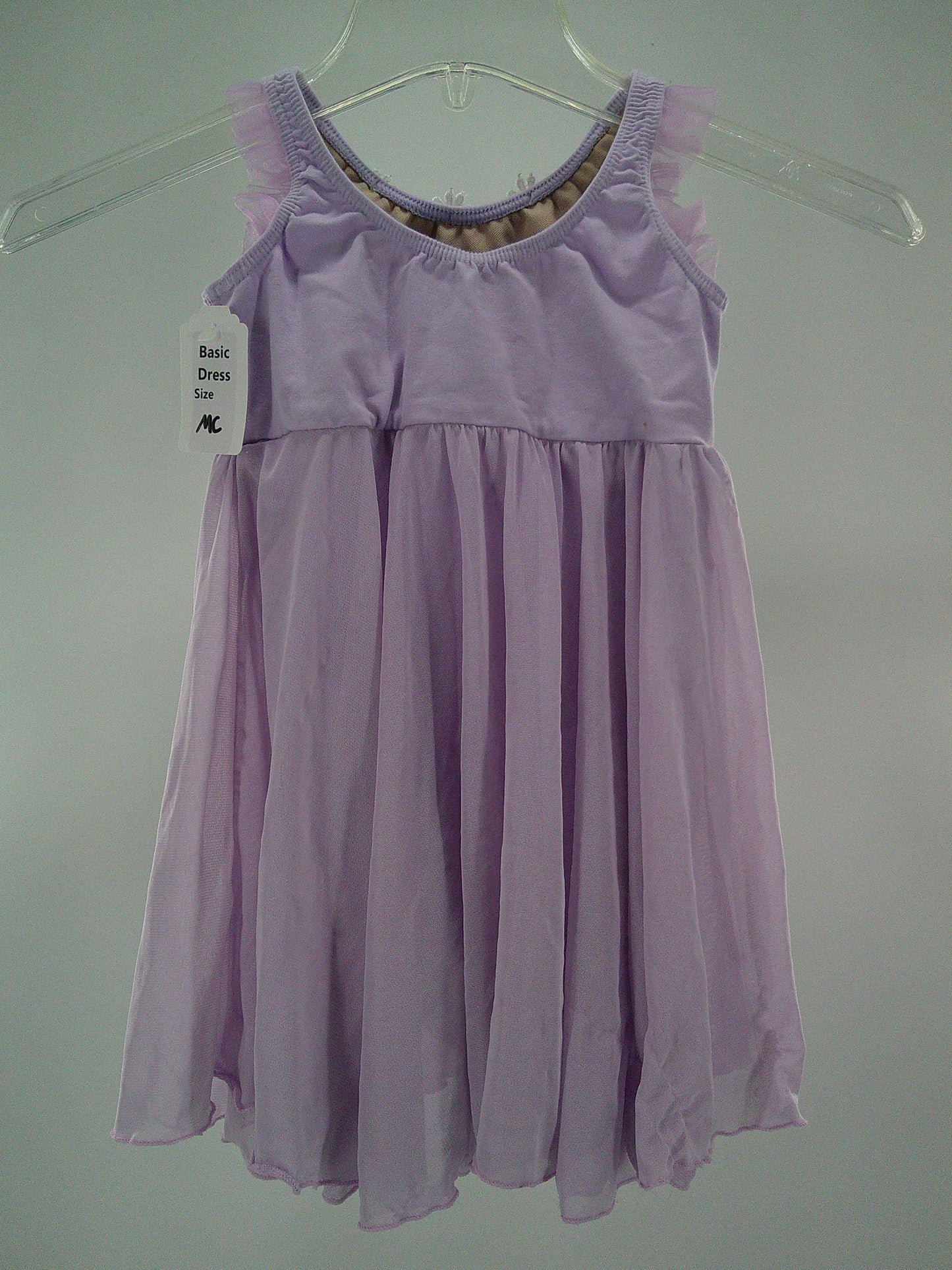 Pre-Owned Leotard Dress Revolution  RD20016 Medium Child Lavender  Ballet Tap