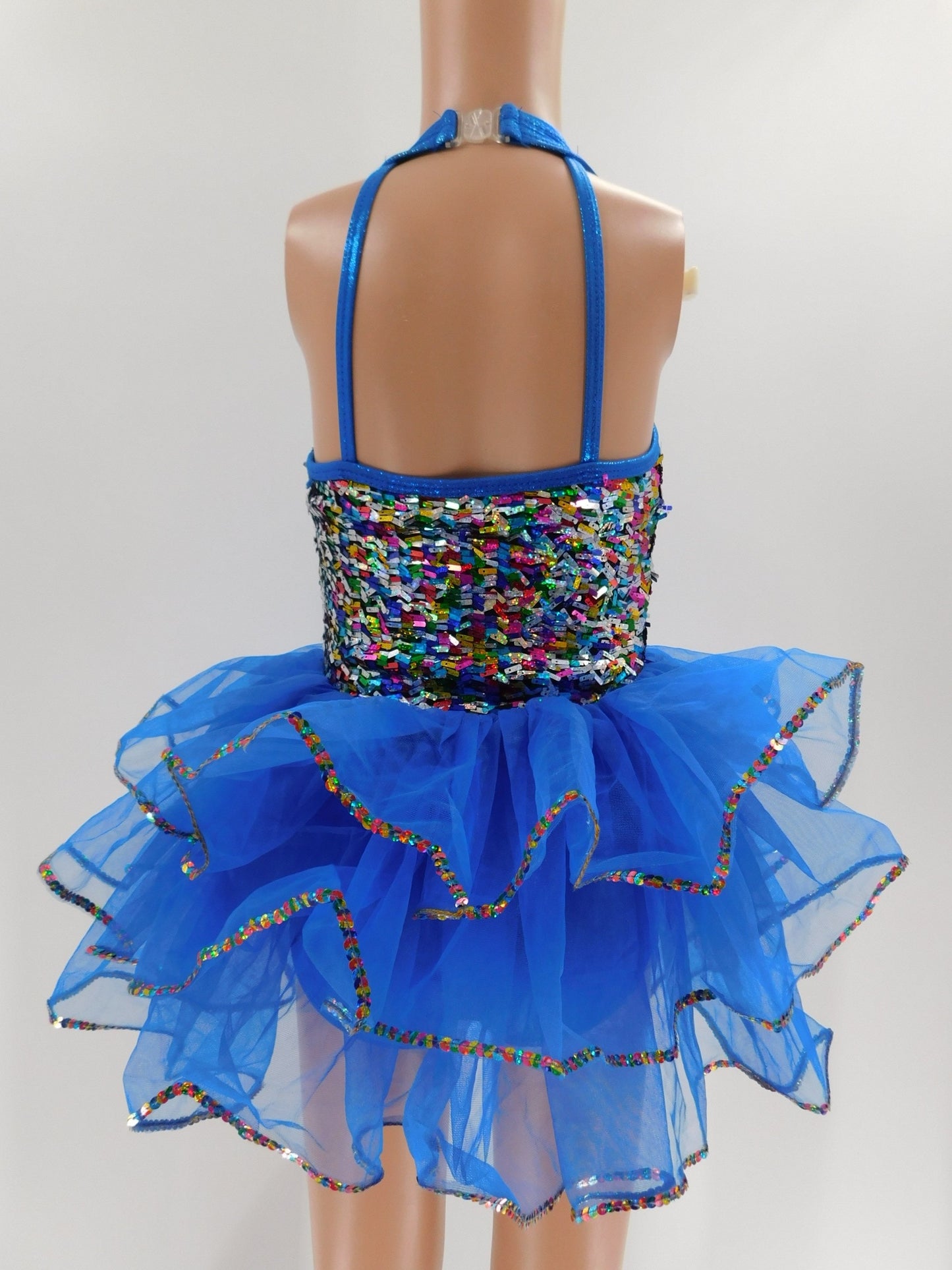 Pre-Owned Costume Curtain Call  E2170 Small Child Royal Blue  Jazz