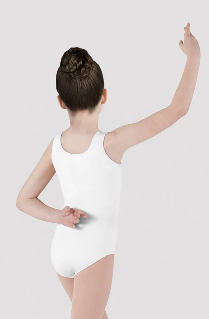 Pre-Owned Leotard Bloch  L5405 Large Child White  Ballet Modern