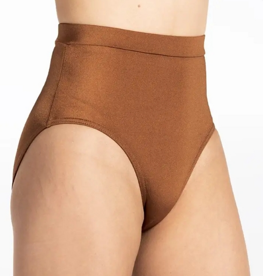 Pre-Owned Briefs Balera  SH11074 Small Child Brown  Gymnastics Cheer Jazz