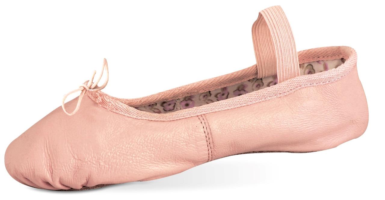 NEW Ballet Shoes Danz N Motion 113 Adult Sizes Leather Single Strap Full Sole
