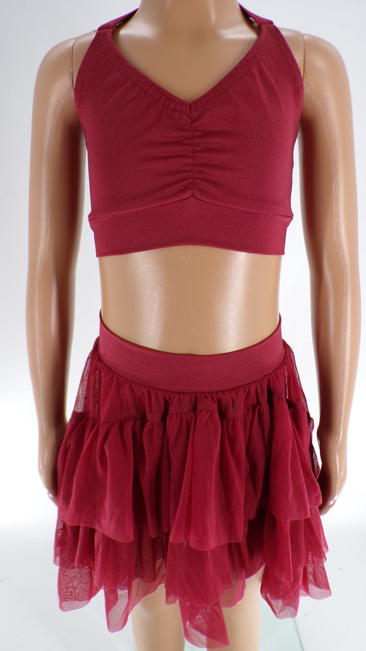 Pre-Owned Costume Kelle   XS Child Burgundy  Contemporary