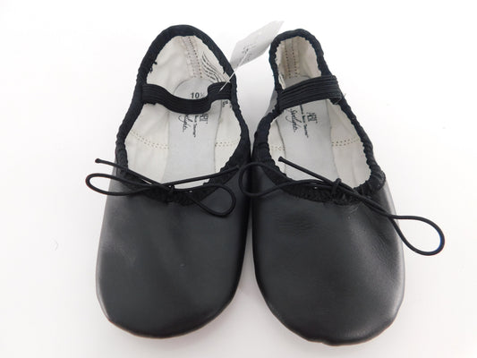 Pre-Owned Ballet Shoes ABT Toddler 10.5M Tie Drawstring Leather Single Strap Full Sole