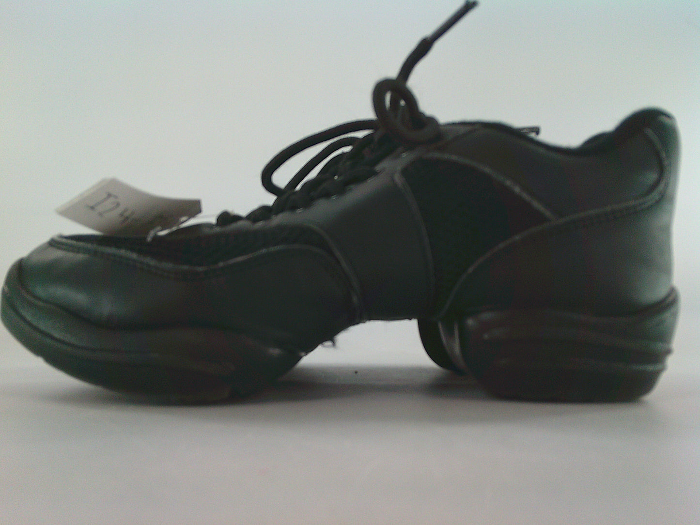 Pre-Owned Hip Hop Shoes Theatricals Youth 4M Leather Lace Up Split Sole