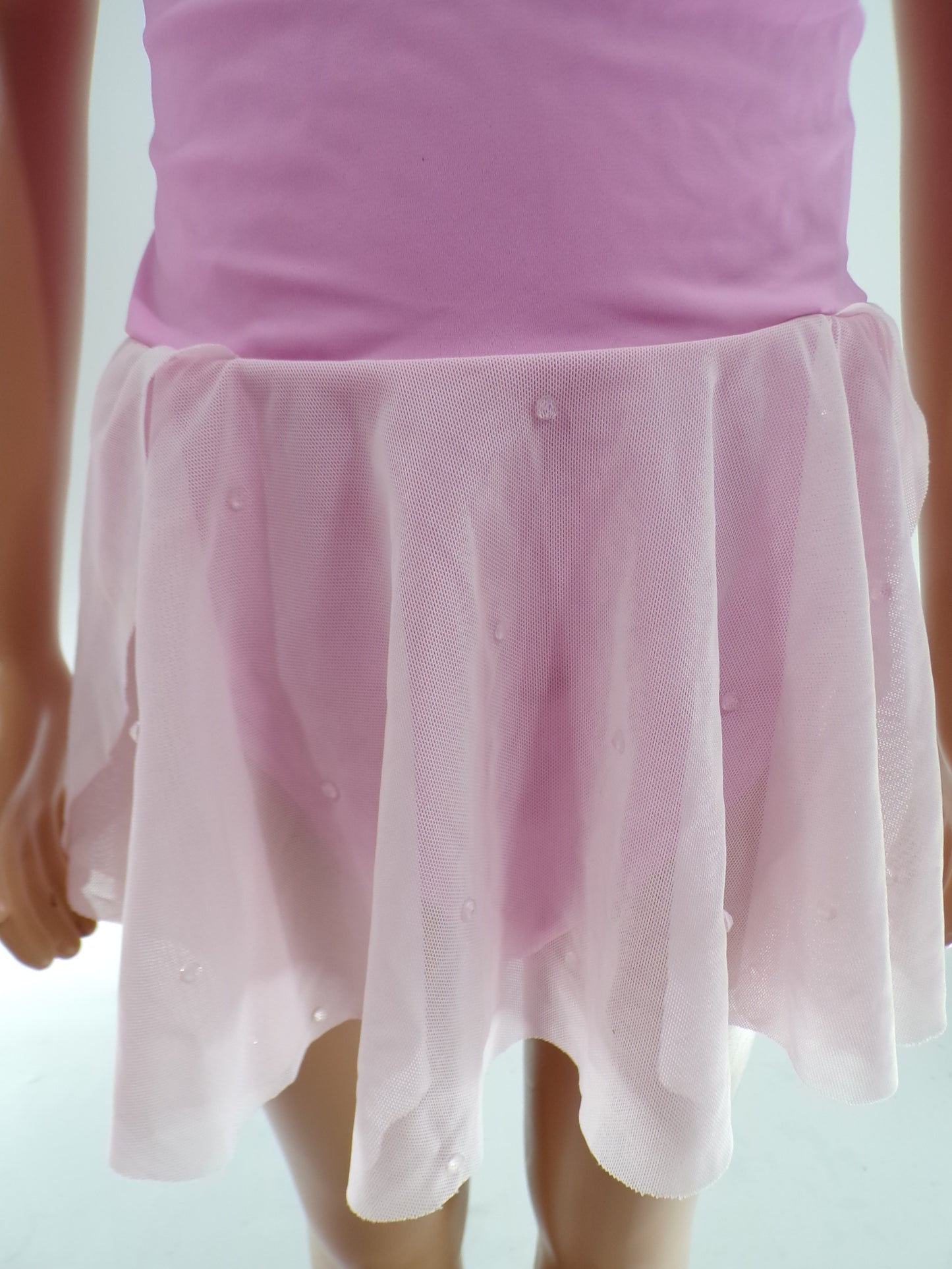 Pre-Owned Costume Weissman D10690 Medium Child Pink Lyrical Rhinestone