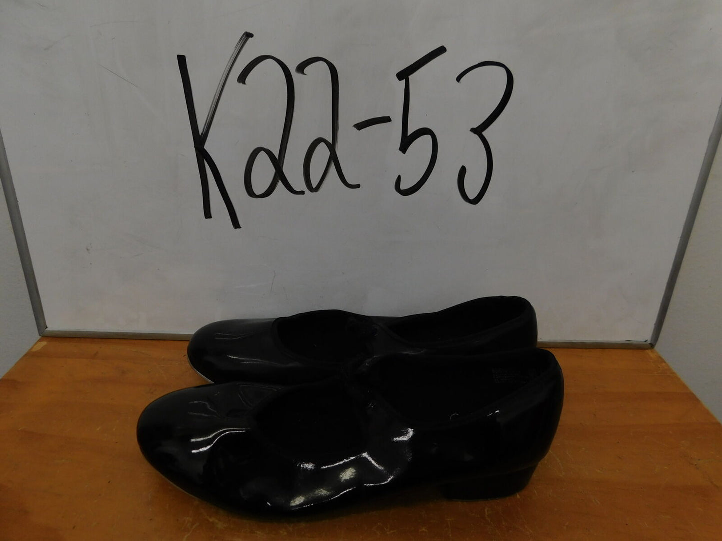 Pre-Owned Tap Shoes Dance Time Adult 5.5M Tyette Leather Elastic Student