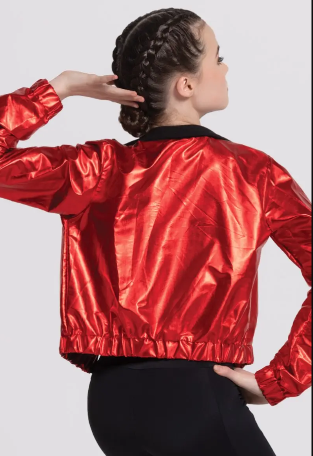 Pre-Owned Costume Jacket Weissman  AH13147 Medium Child Red  Jazz Hip Hop