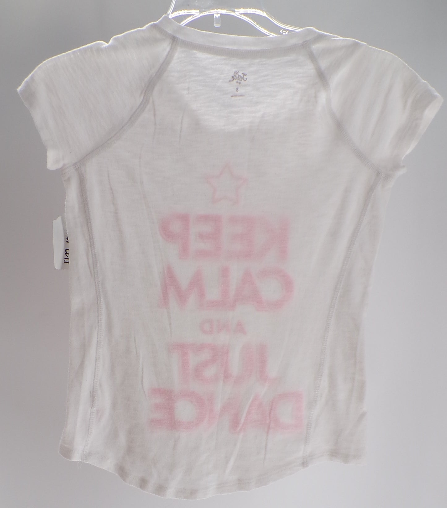 Pre-Owned T-Shirt Justice Medium Child Pink Jazz