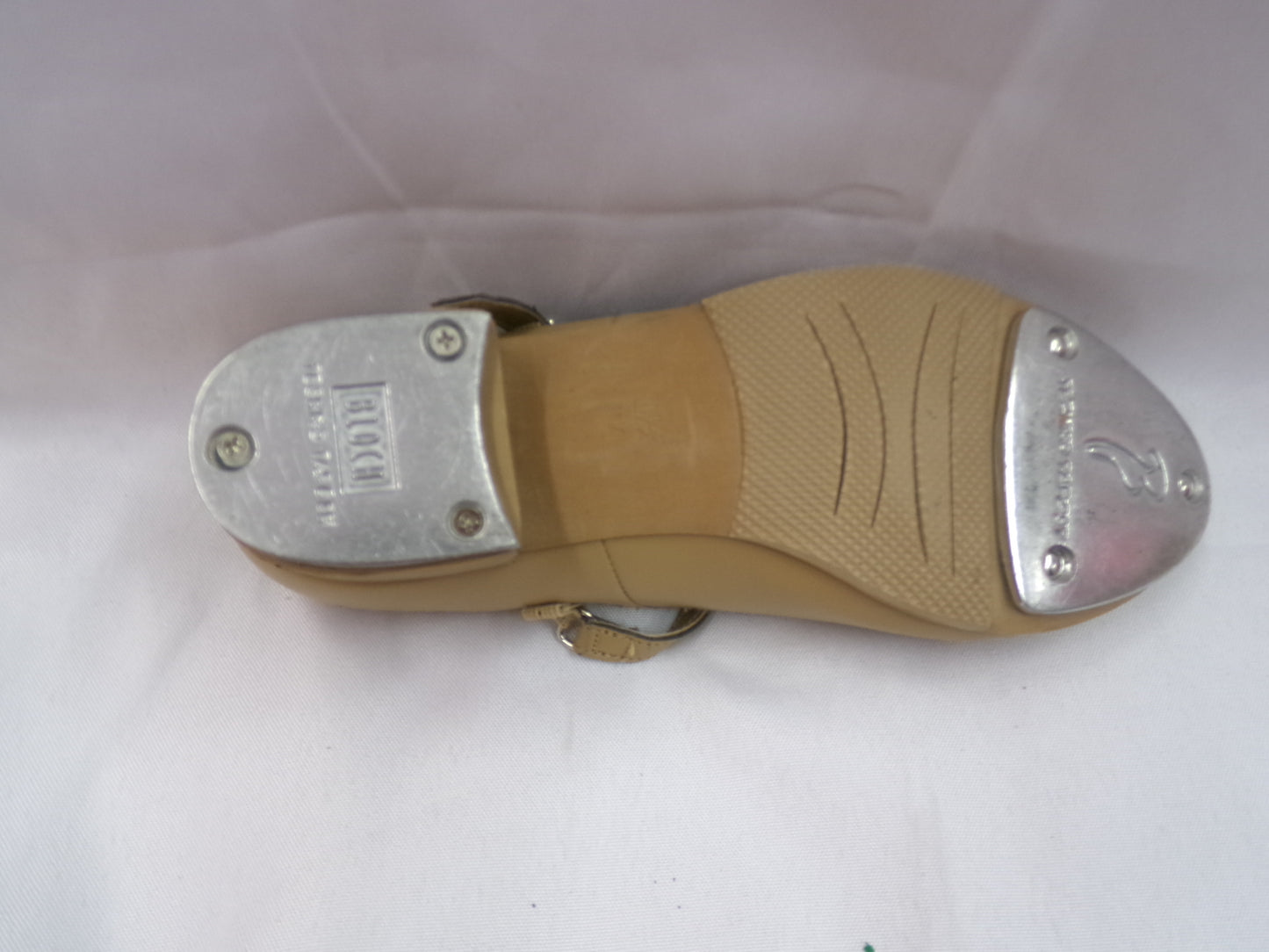 Pre-Owned Tap Shoes Bloch Girl's 1.5M Mary Jane Leather Buckle
