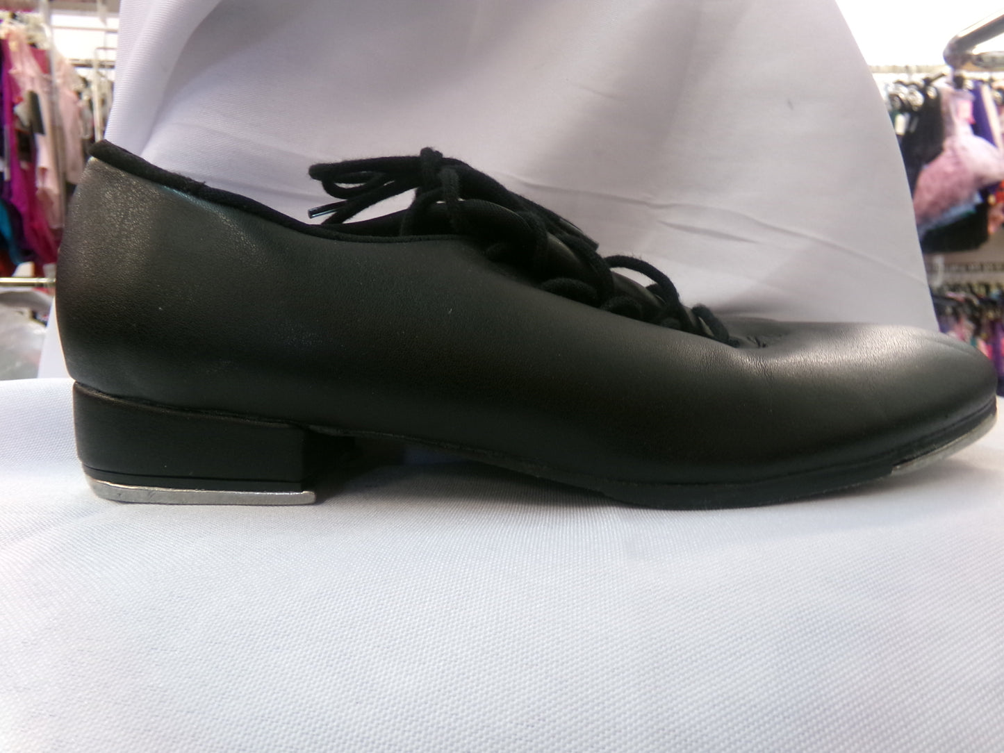 Pre-Owned Tap Shoes SoDanca Adult 4M Oxford Leather Lace Up Student