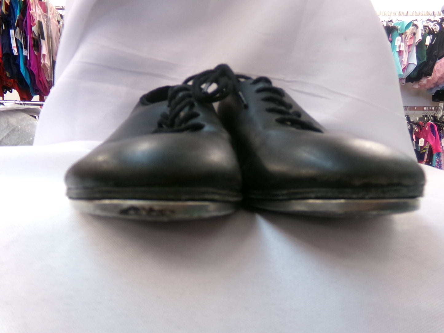 Pre-Owned Tap Shoes SoDanca Adult 4M Oxford Leather Lace Up Student