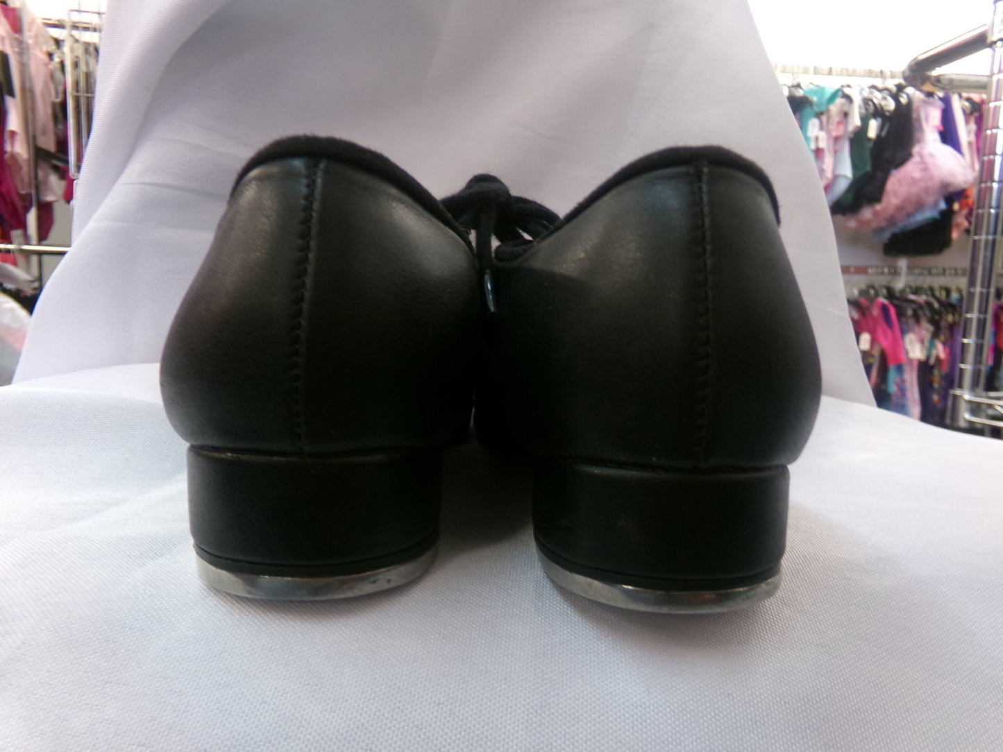 Pre-Owned Tap Shoes SoDanca Adult 4M Oxford Leather Lace Up Student