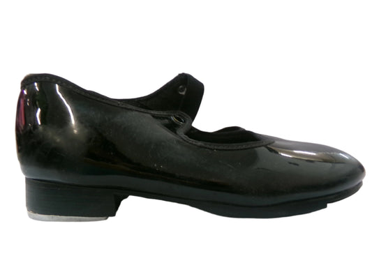 Pre-Owned Tap Shoes Capezio Big Kids 12M Tyette Man Made Elastic Student