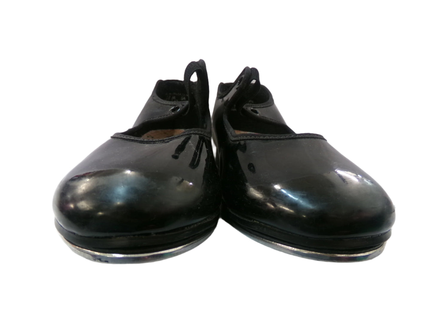 Pre-Owned Tap Shoes Capezio Big Kids 12M Tyette Man Made Elastic Student