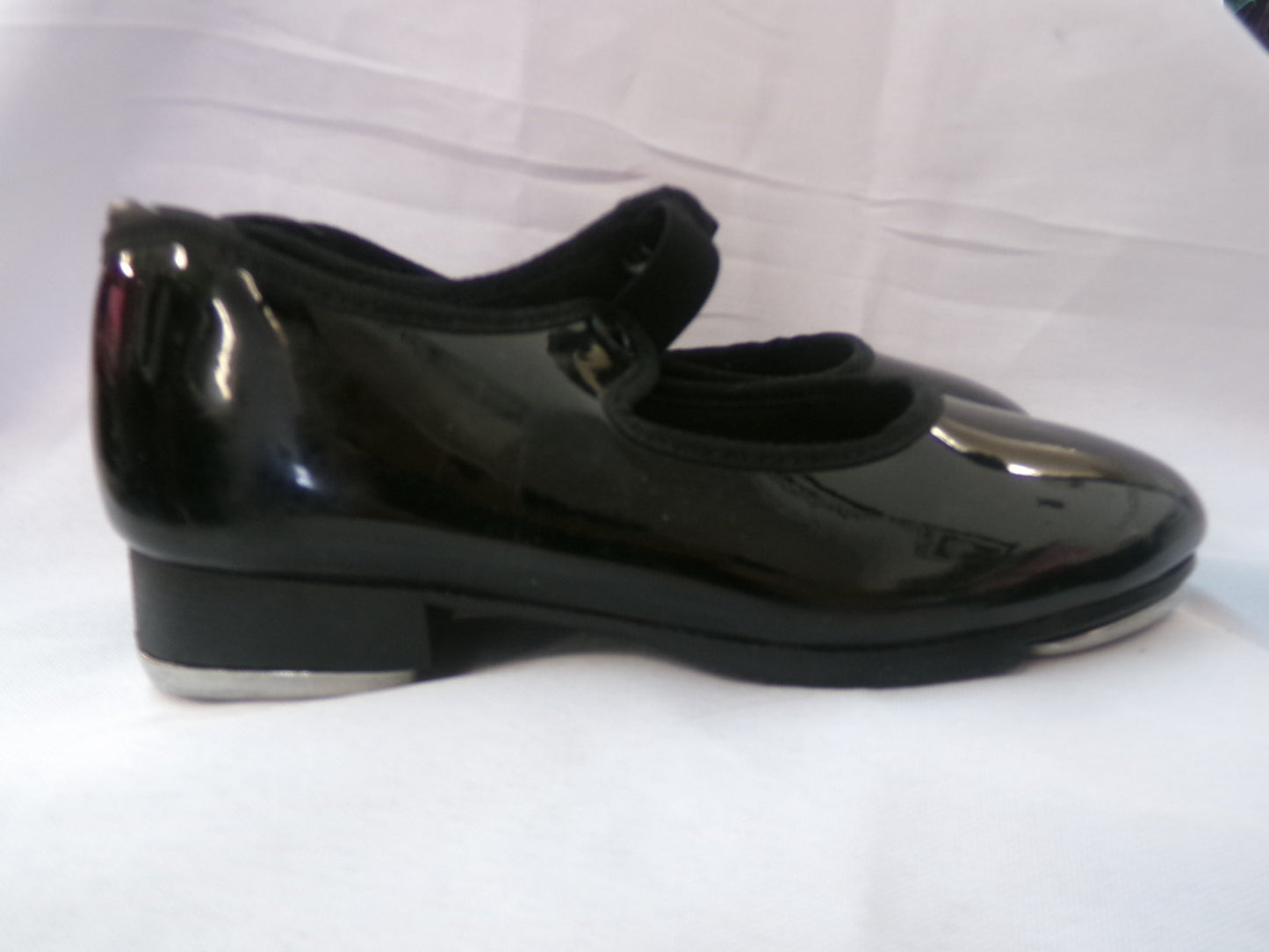 Pre-Owned Tap Shoes Capezio Big Kids 10.5M Tyette Man Made Elastic Student