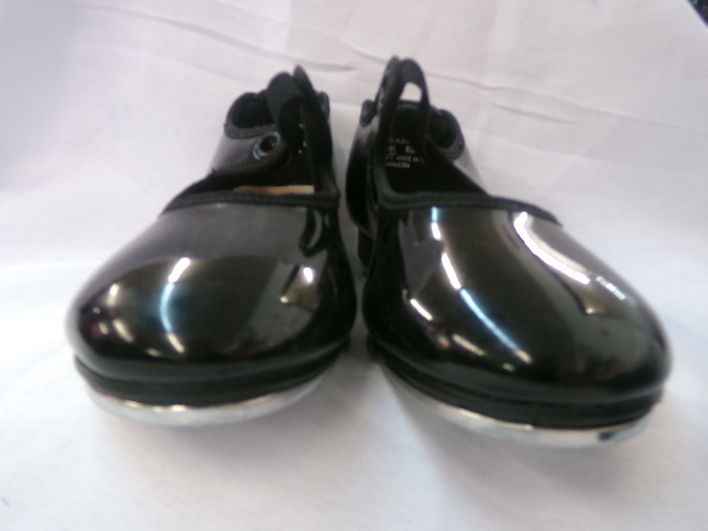 Pre-Owned Tap Shoes Capezio Big Kids 10.5M Tyette Man Made Elastic Student