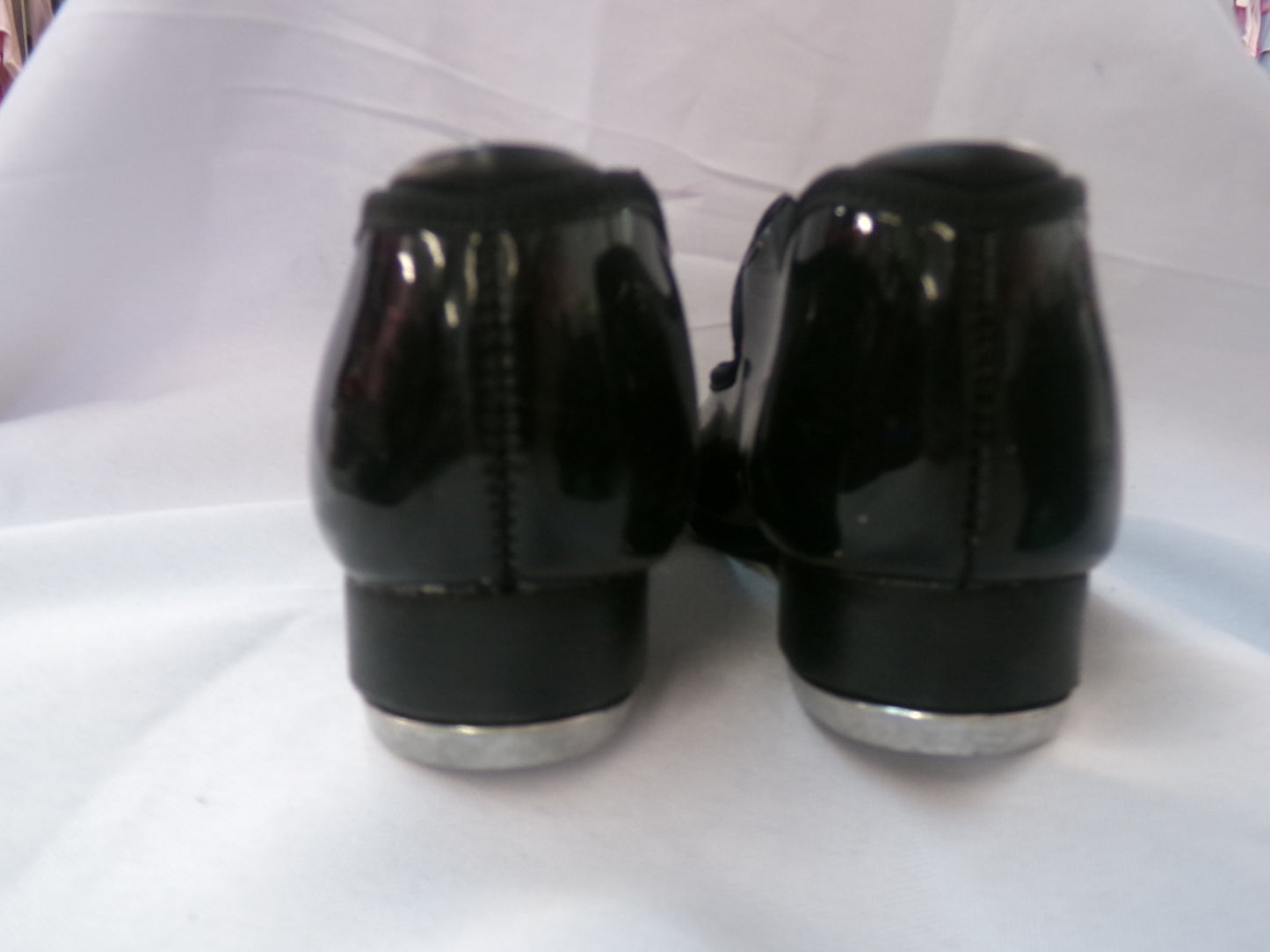 Pre-Owned Tap Shoes Capezio Big Kids 10.5M Tyette Man Made Elastic Student