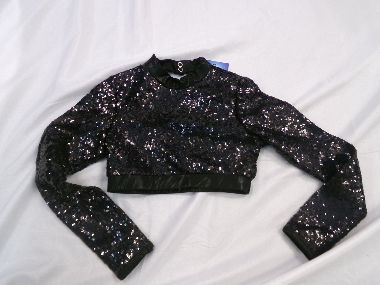 Pre-Owned Crop Top Double Platinum Various Sizes and Colors Hip Hop Jazz