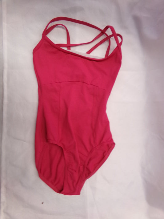 Pre-Owned Leotard Bloch Petite Adult Hot Pink Ballet Tap