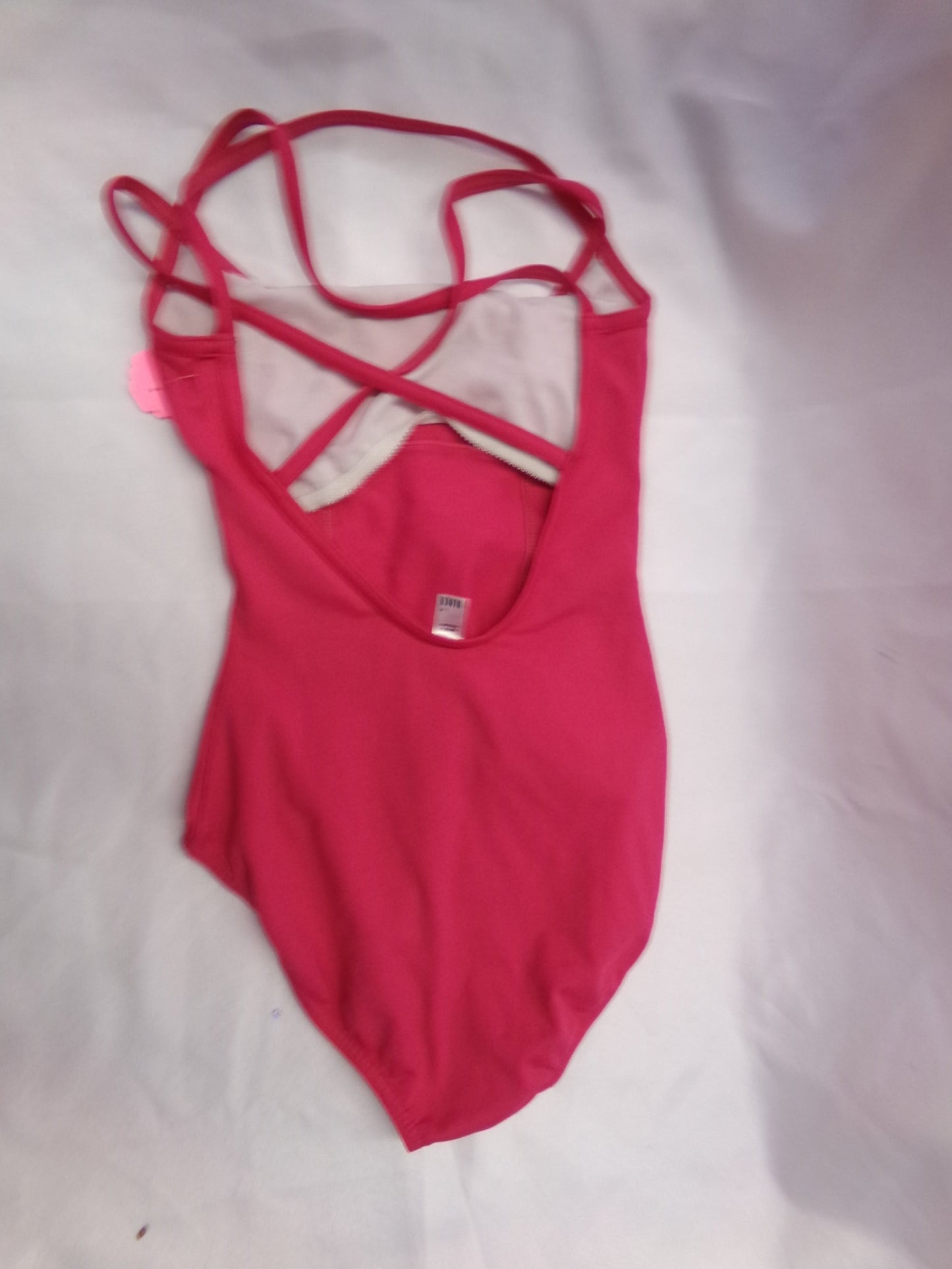 Pre-Owned Leotard Bloch Petite Adult Hot Pink Ballet Tap