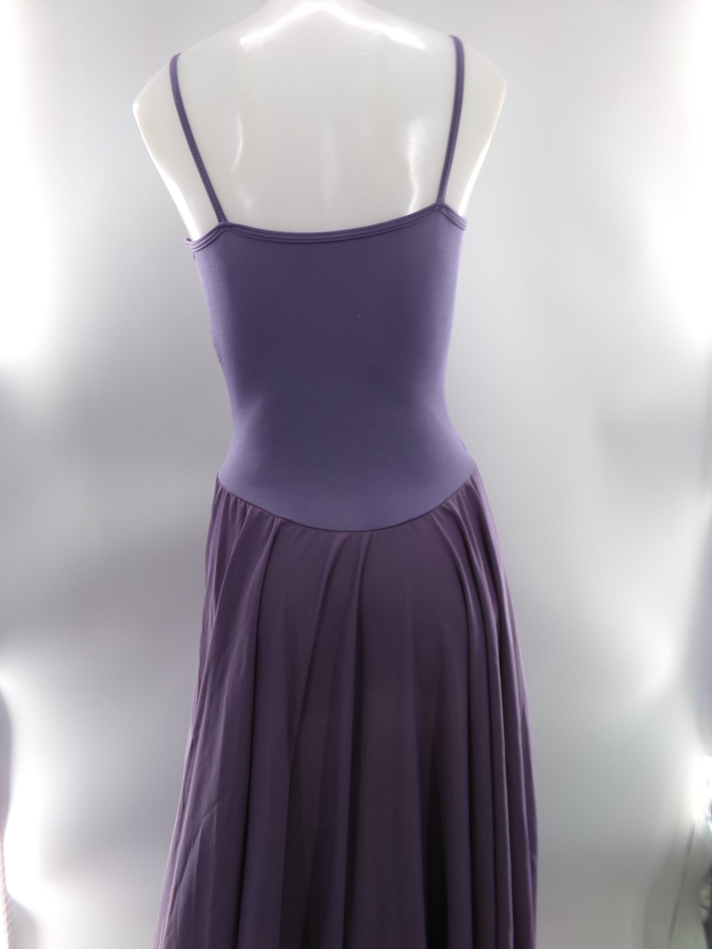 Pre-Owned Costume Medium Adult Purple Curtain Call C168 Ballet Lyrical Contemporary Long dress Cami