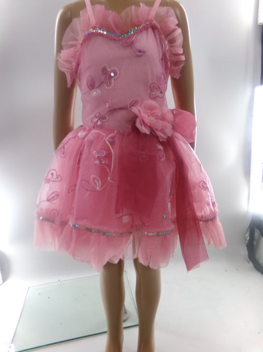 Pre-Owned Costume Small Child Pink Curtain Call Ballet Embroidered Tutu