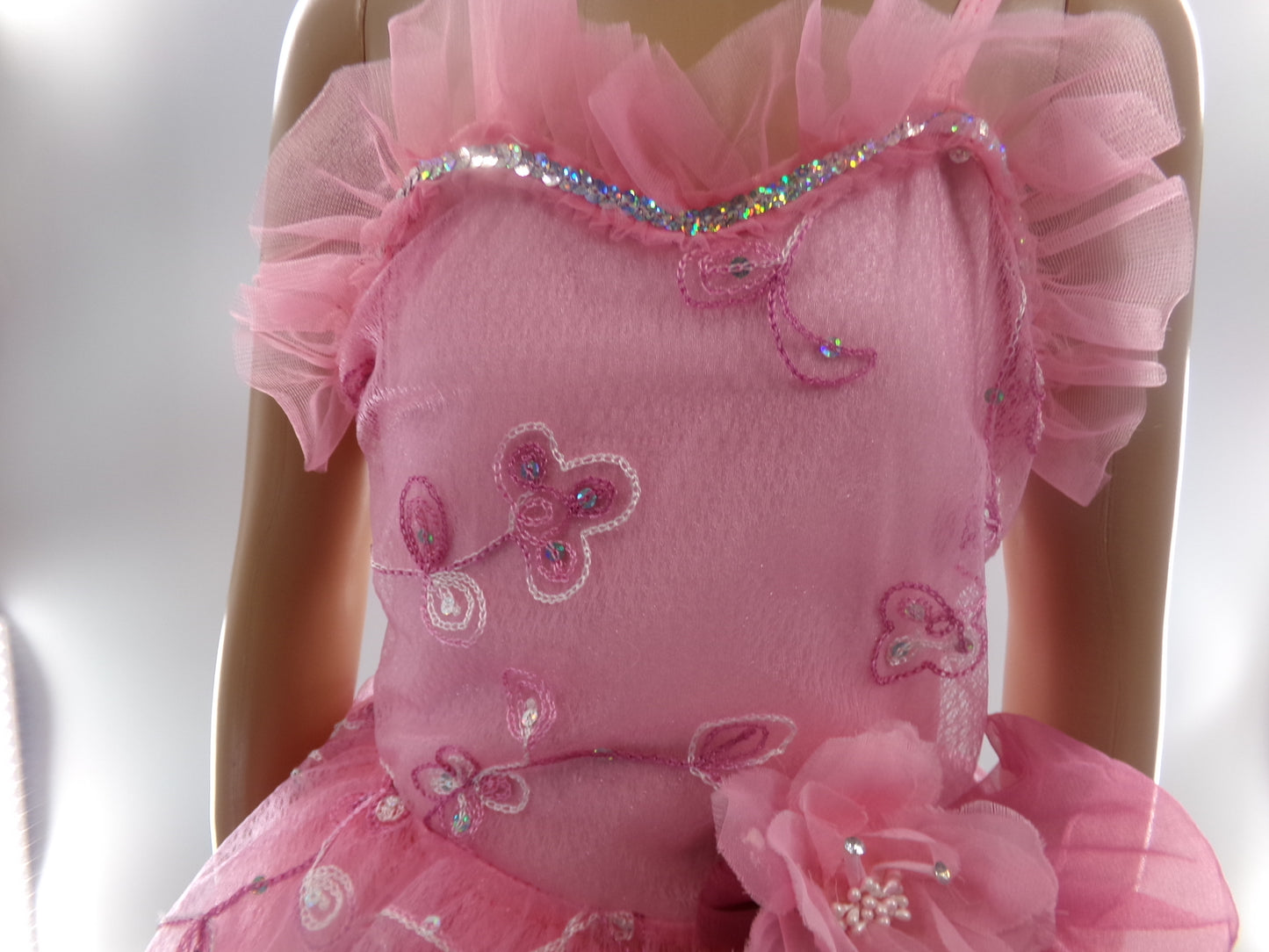 Pre-Owned Costume Small Child Pink Curtain Call Ballet Embroidered Tutu
