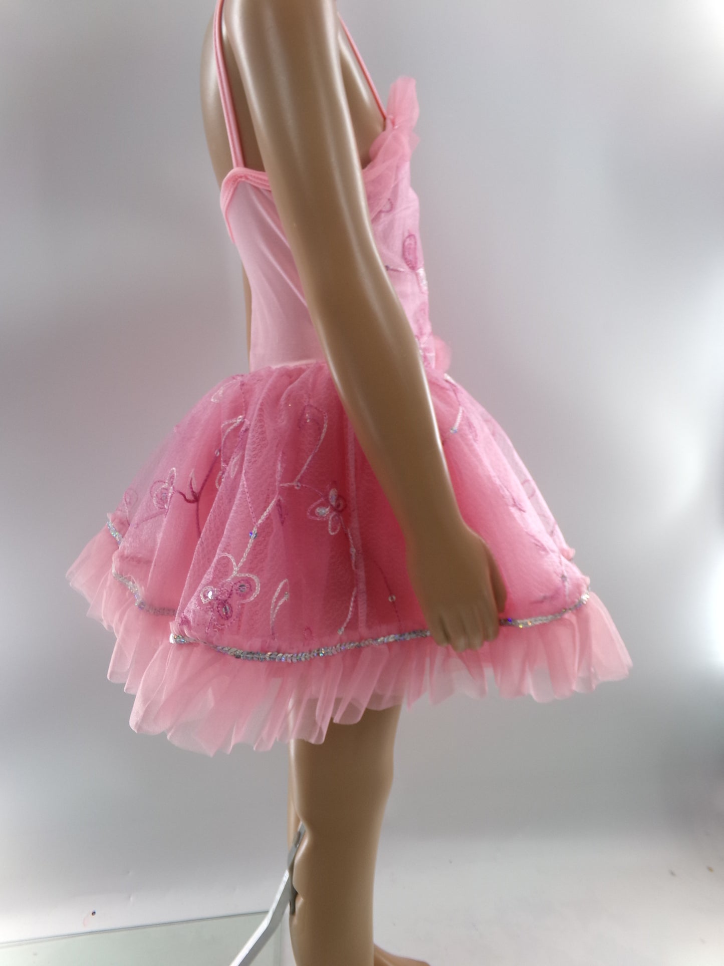 Pre-Owned Costume Small Child Pink Curtain Call Ballet Embroidered Tutu