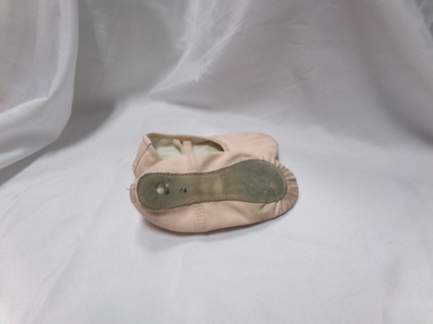 Pre-Owned Ballet Shoes Stelle Adult 1M Leather Double Strap Full Sole