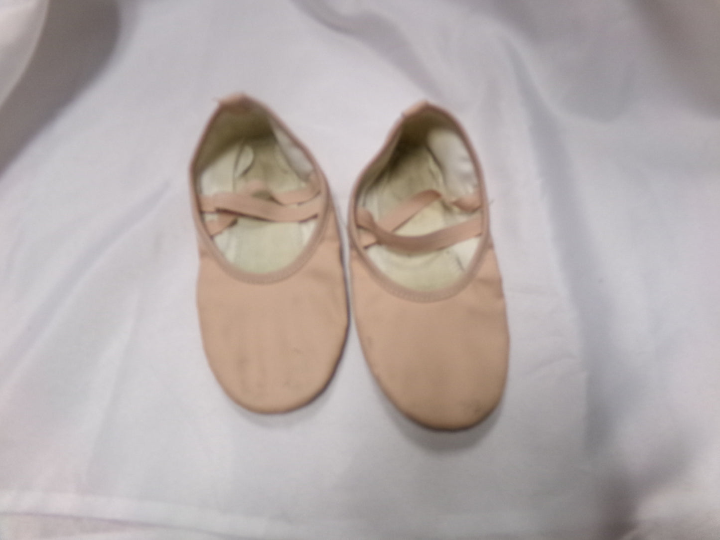 Pre-Owned Ballet Shoes Stelle Adult 3.5M Leather Double Strap Split Sole