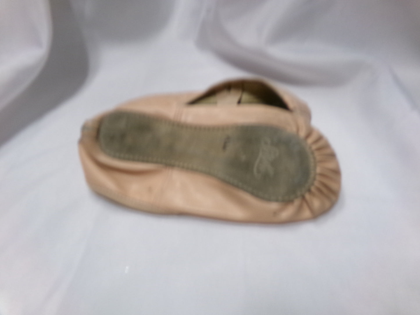 Pre-Owned Ballet Shoes Stelle Child 4 M Leather Double Strap Full Sole