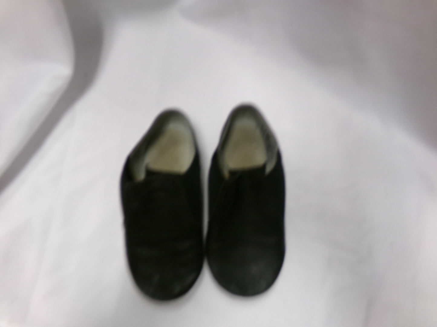 Pre-Owned Generic Jazz Shoe Youth 13 Black Leather Slip On