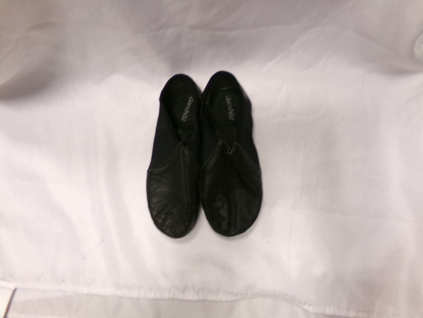 Pre-Owned Jazz Shoes So Danca 6M JZ43 Black Adult Pull On Leather Split Sole