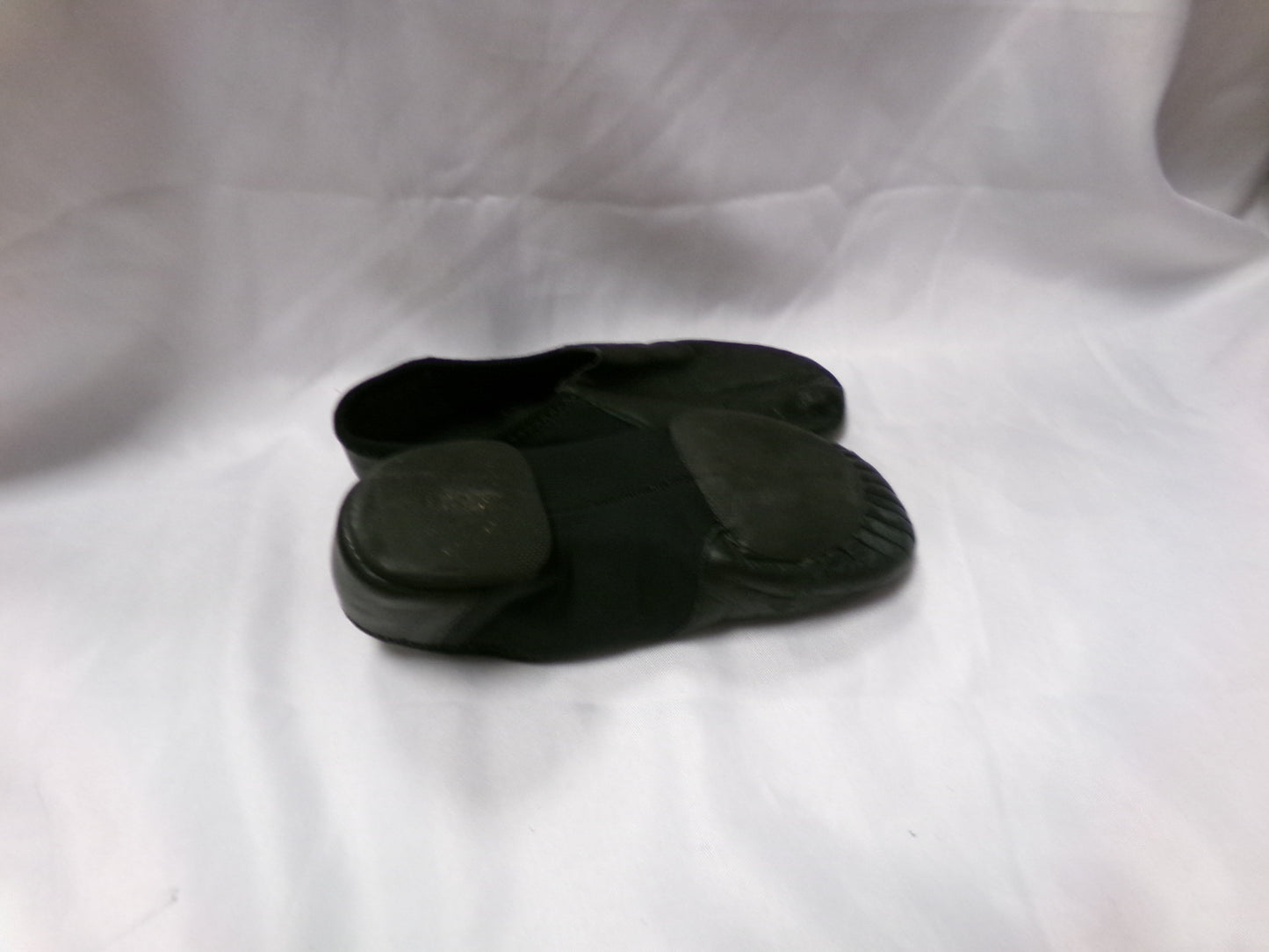 Pre-Owned Jazz Shoes So Danca 6M JZ43 Black Adult Pull On Leather Split Sole