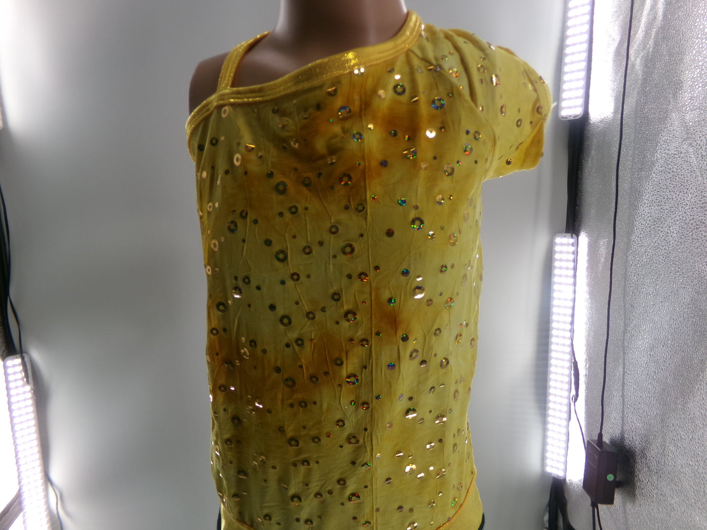Pre-Owned Costume Large Child Yellow A Wish Come True V1325 Jazz Tap Clogging Musical Theater Other details (Copy)