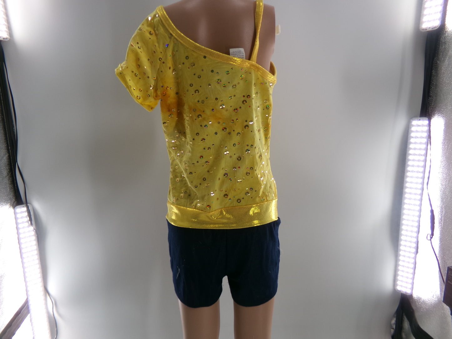 Pre-Owned Costume Large Child Yellow A Wish Come True V1325 Jazz Tap Clogging Musical Theater Other details (Copy)