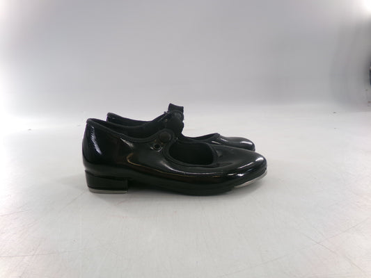 Pre-Owned Tap Shoes SoDanca Toddler 9.5 Black Tyette TA35