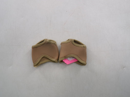 Pre-Owned Foot Undeez Neoprene Tan Small Contemporary Modern