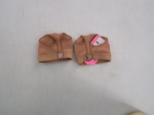 Pre-Owned Foot Undeez Shoes Capezio Adult Small Turners Mesh Elastic