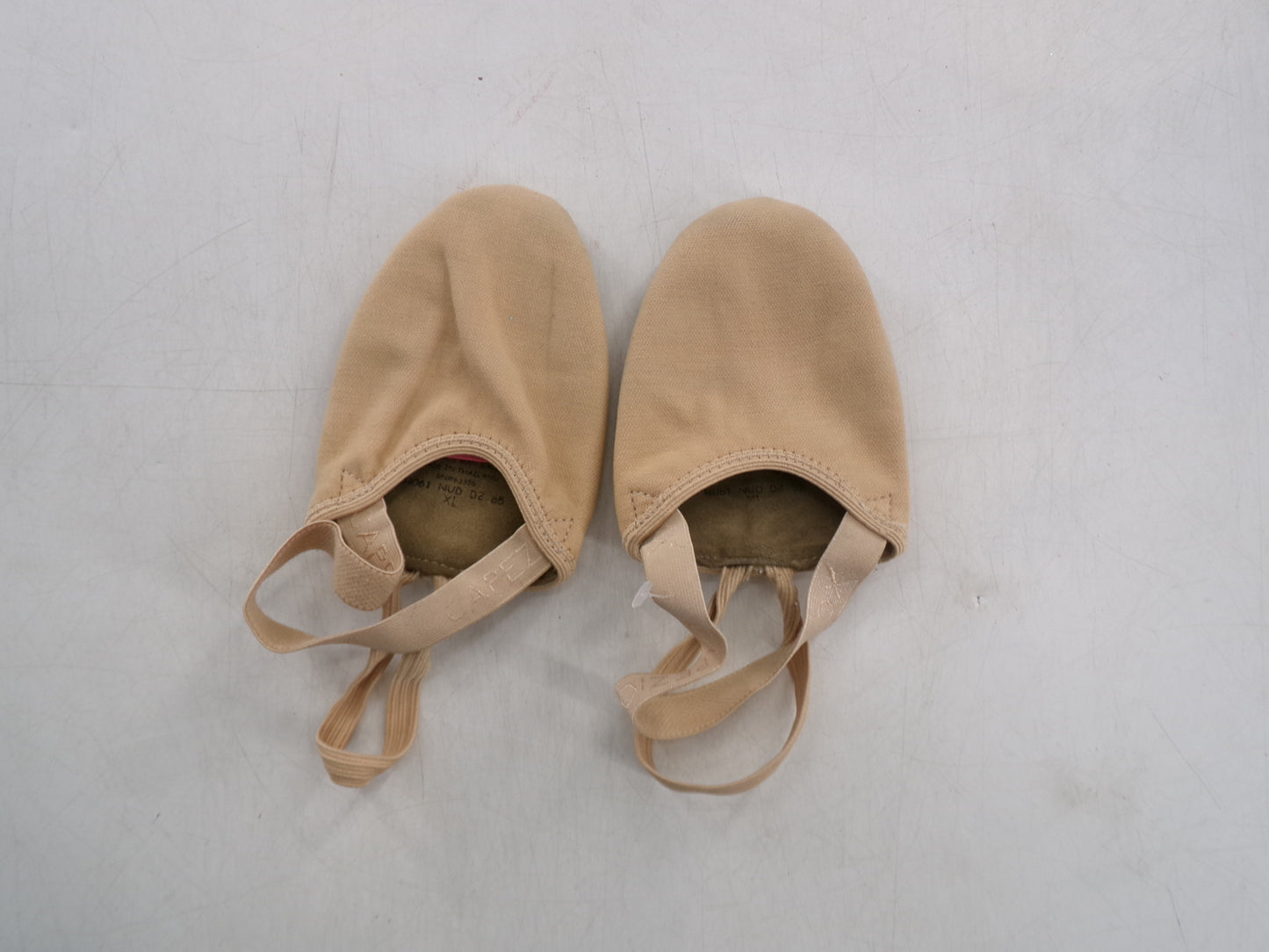 Pre-Owned Contemporary Shoes Capezio Adult X-Large Turners Leather Elastic