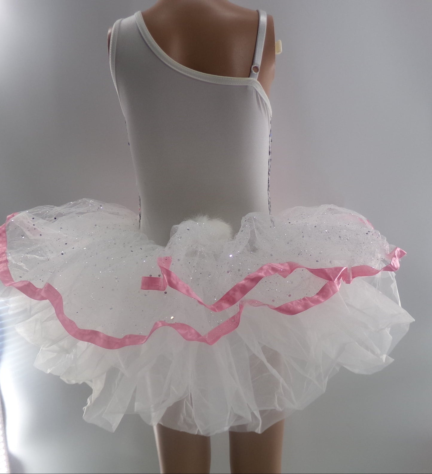 Pre-Owned Costume Small Child Pink Costume Gallery 17106 Ballet Tap Pageant Sequin Glitter