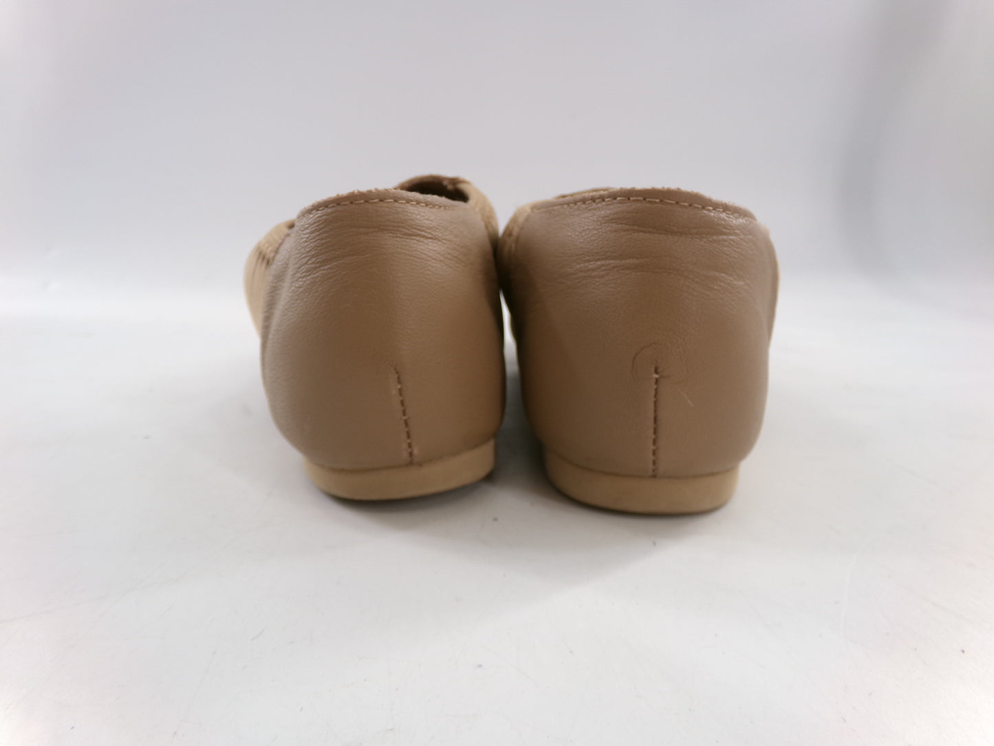 Pre-Owned Jazz Shoes So Danca 6N JZ43 Tan Adult Pull On Leather Split Sole