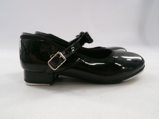 Pre-Owned Tap Shoes Black 12.5 Youth Mary Jane Buckle Weissman W700
