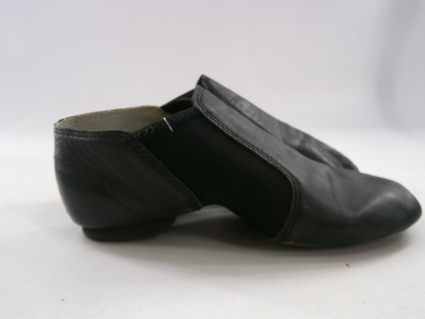 Pre-Owned Jazz Shoes Black Dance Class Adult 6M Slip On Leather Split Sole