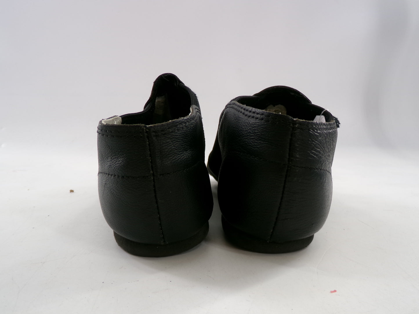 Pre-Owned Jazz Shoes Black Dance Class Adult 6M Slip On Leather Split Sole
