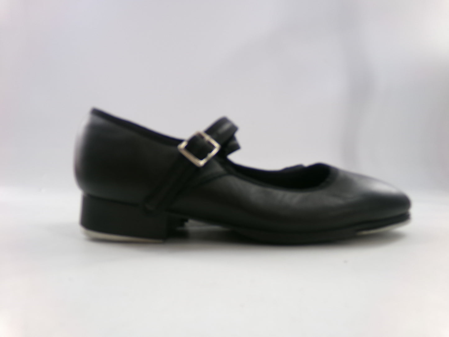 Pre-Owned Tap Shoes Capezio Adult 6M Black Jane Leather Buckle