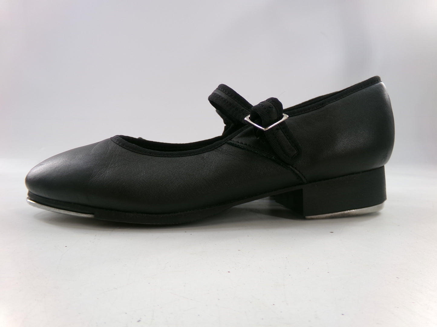 Pre-Owned Tap Shoes Capezio Adult 6M Black Jane Leather Buckle
