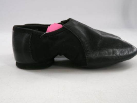 Pre-Owned Jazz Shoes DanzNMotion Youth 4M Leather Pull On Split Sole