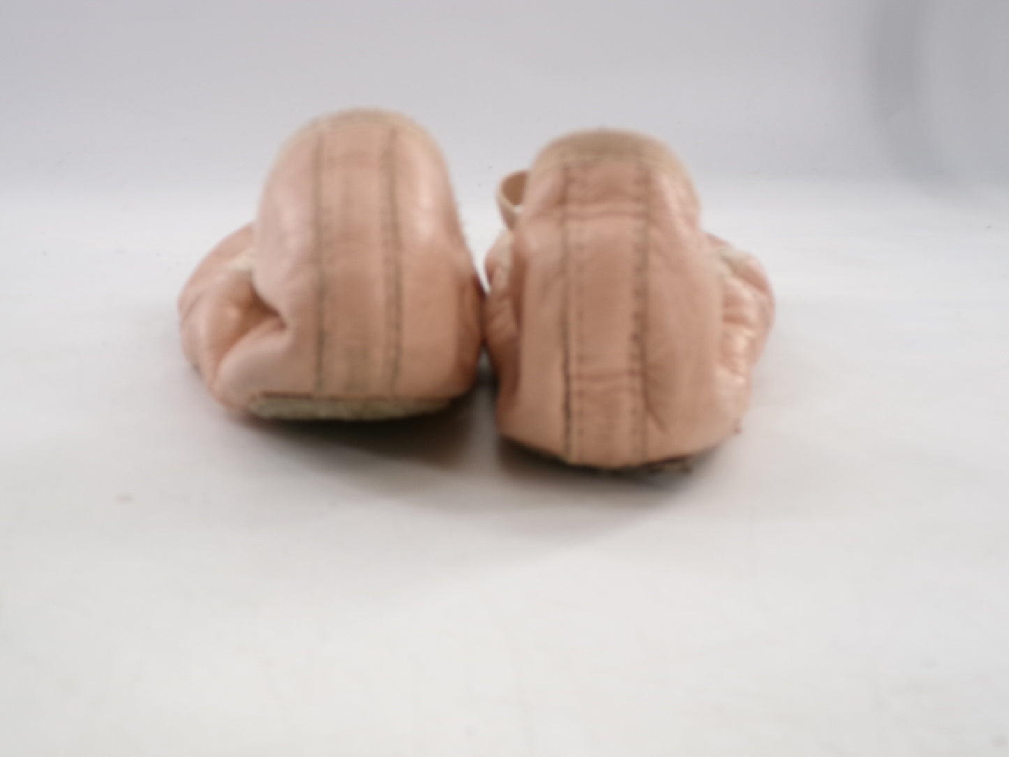 Pre-Owned Ballet Shoes Bloch Youth 2M Tie Drawstring Leather Single Strap Full Sole